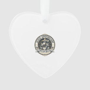 Jesus Apotheke Christliche Heilung Jesus Apotheker Ornament