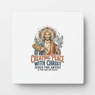 Jesus-Aquarell-Hobby-T-Shirt Inspirierend Glaube Fotoplatte