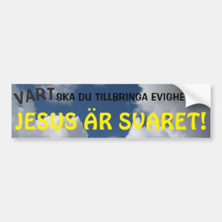 JESUS ÄR SVARET! AUTOAUFKLEBER