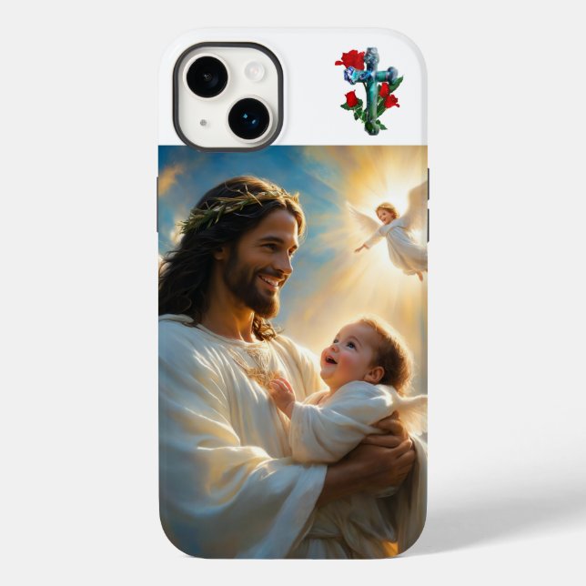 Jesus Art Case-Mate iPhone 14 Plus Hülle (Rückseite)