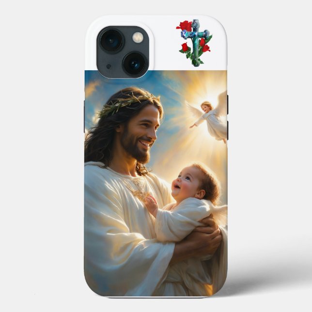 Jesus Art Case-Mate iPhone Hülle (Rückseite)