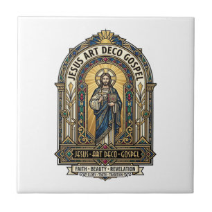 Jesus Art Deco Gospel Jesus Art Deco Christlicher Fliese