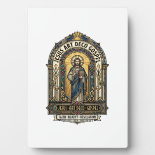 Jesus Art Deco Gospel Jesus Art Deco Christlicher Fotoplatte