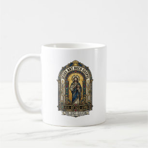 Jesus Art Deco Gospel Jesus Art Deco Christlicher Kaffeetasse