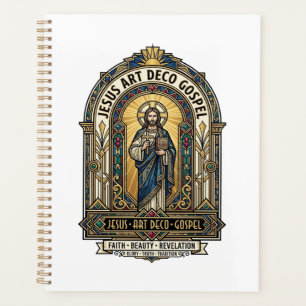 Jesus Art Deco Gospel Jesus Art Deco Christlicher Planer