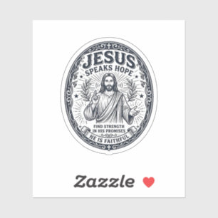 Jesus ASL Gehörlosengemeinschaft Inklusions-Shirt Aufkleber