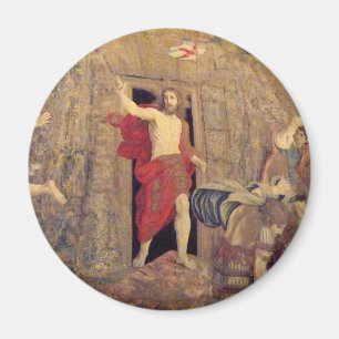 Jesus auf Auferstehungs-Tapisserie in Vatikan Magnet