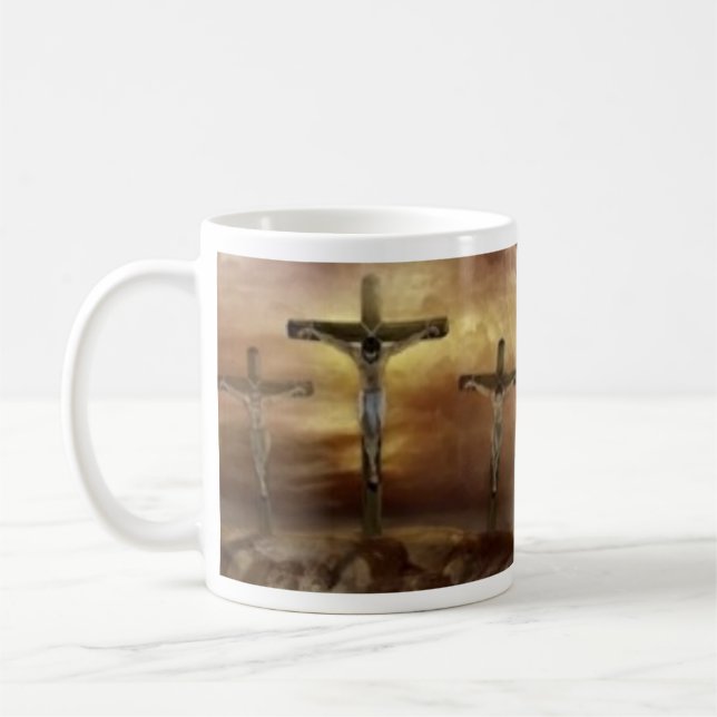 JESUS AUF DEM CROSS KAFFEETASSE (Links)