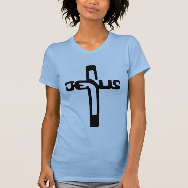 Jesus auf dem Kreuz T-Shirt (Vorderseite)