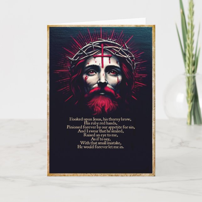 Jesus - Auf dem Ring der Kapelle Bell Karte (Vorderseite)