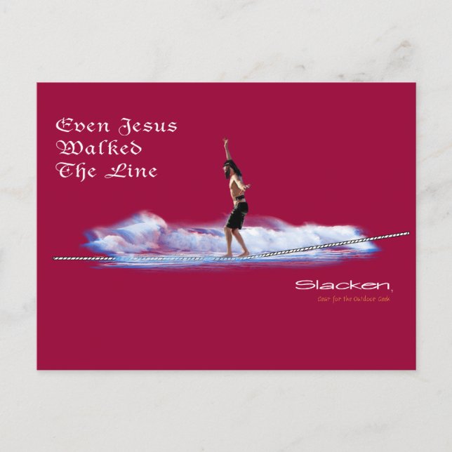 Jesus auf dem Weg Postkarte (Vorderseite)