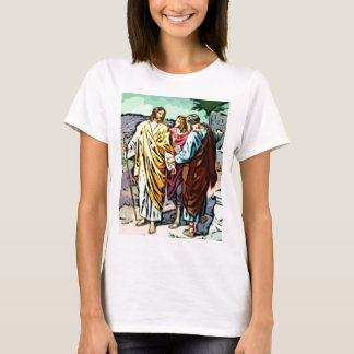 Jesus auf der Straße zu Emmaus T-Shirt