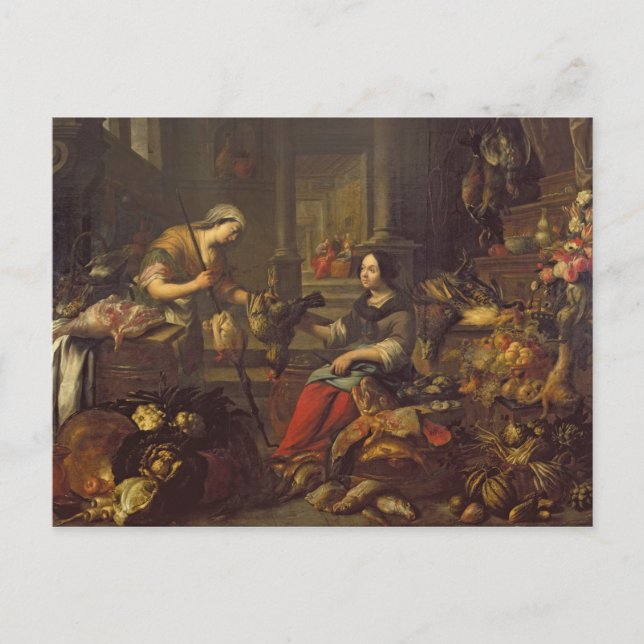 Jesus auf der Zuhause von Martha und Mary 2 Postkarte (Vorderseite)