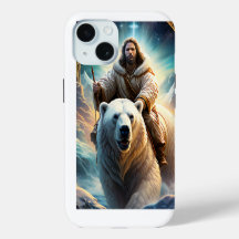 Jesus auf einem Eisbären