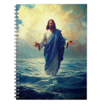 Jesus auf Water Classic Notebook Seiten