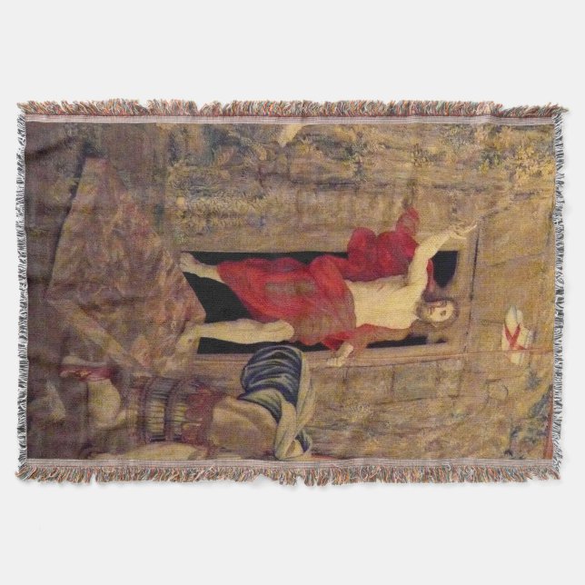 Jesus-Auferstehungs-Wurfs-Decke Decke (Vorderseite)