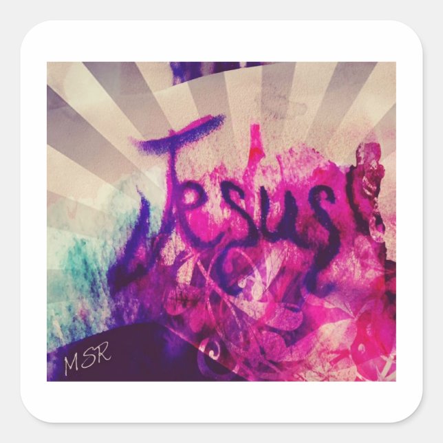 Jesus! Aufkleber (Vorderseite)