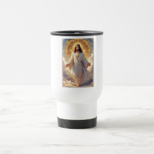 Jesus-Aufstiegs-Reise-Tasse für Christen Reisebecher