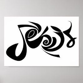 "Jesus"-Ausdruck Poster