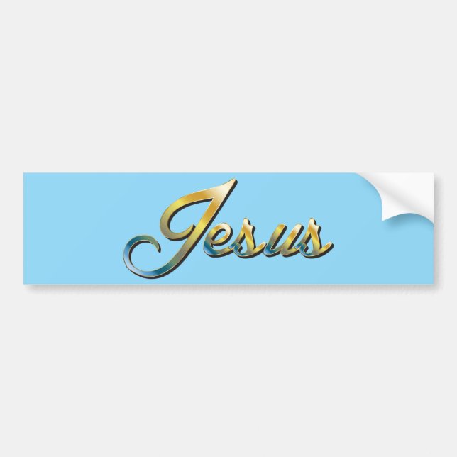 Jesus  autoaufkleber (Vorne)