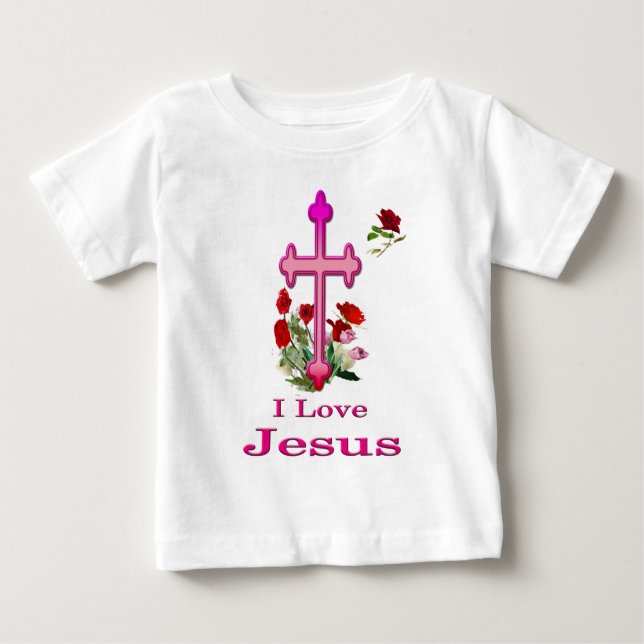 Jesus Baby T-shirt (Vorderseite)