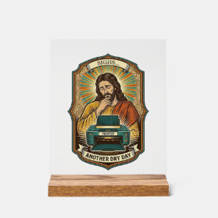Jésus Bac Papier Imprimante Vide Travail Bureau Ag