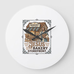 Jesus Bäckerei Schaufenster Jesus Bäckerei Schaufe Große Wanduhr