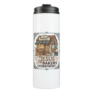 Jesus Bäckerei Schaufenster Jesus Bäckerei Schaufe Thermosbecher