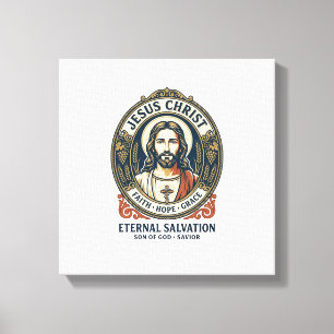 Jesus Barber Herrenpflege Grafik T-Shirt Christlic Leinwanddruck