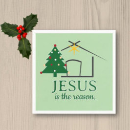 Jesus basiert auf dem Glauben der Vernunft Serviette