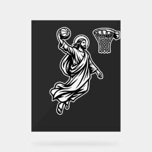 Jesus Basketball Dunk - Satire sportive