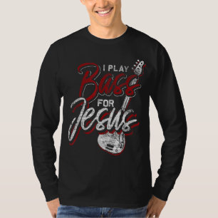 Jesus Bassist Christlich Bass Player Gitarre T-Shirt