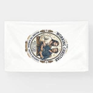 Jesus Bauhandwerk Berufsshirt Christliches Grafik_ Banner