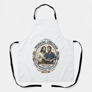 Jesus Bauhandwerk Shirt Christliches Grafik_ Schürze