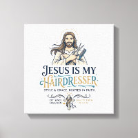 Jesus Beauty Salon Friseur T-Shirt Inspiration
