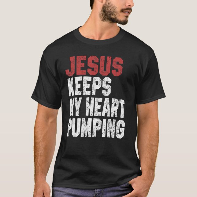 Jesus Behalte mein Herz, die Christliche Gottesmut T-Shirt (Vorderseite)