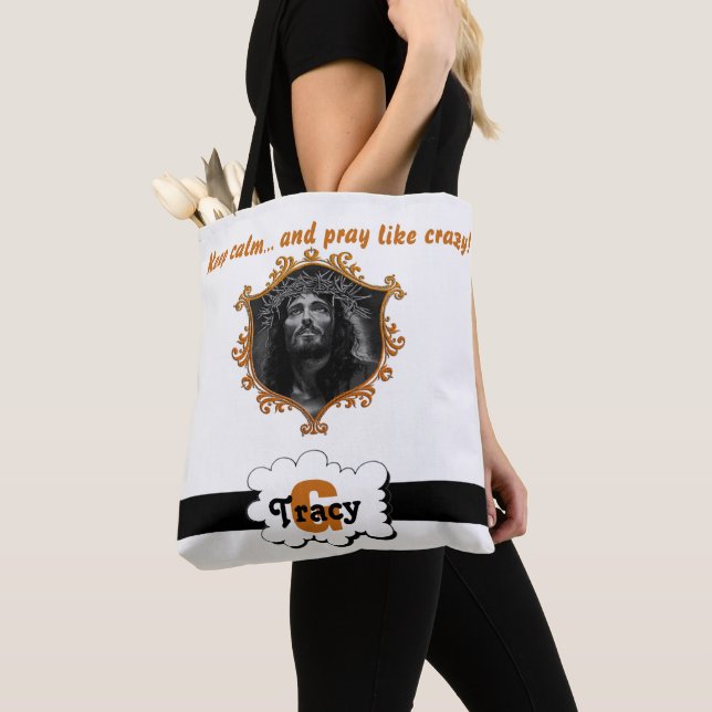 Jesus Behielt ruhig und betete wie eine verrückte  Tasche (Von Nahem)