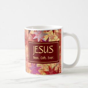 JESUS BEST GIFT JEMALS Weihnachten Kaffeetasse