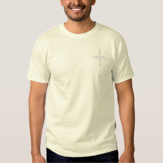 Jesus Besticktes T-Shirt