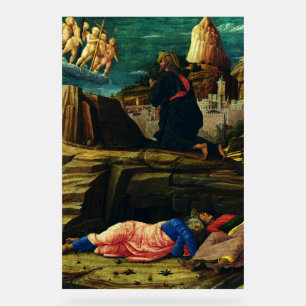 Jesus betet im Garten von Gethsemane Acrylschild