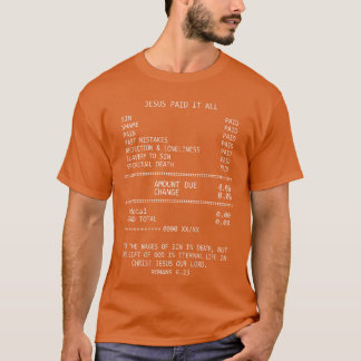 Jesus bezahlte es alles Christentum Christliche Bi T-Shirt