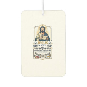 Jesus Bibel Sprachen Hebräisch Griechisch Nerd-Shi Autolufterfrischer