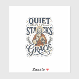Jesus-Bibliothekar Grafik-T-Shirt Christliche Kuns Aufkleber