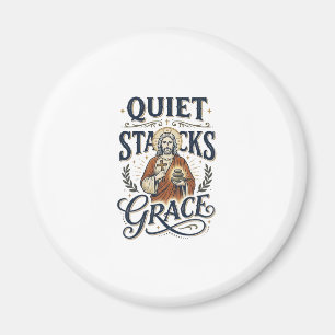 Jesus-Bibliothekar Grafik-T-Shirt Christliche Kuns Magnet