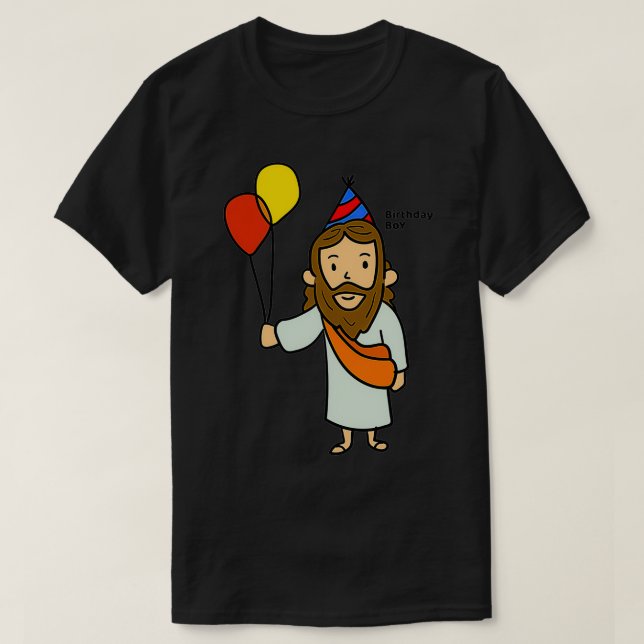 Jesus Birthday Boy T-Shirt (Design vorne)