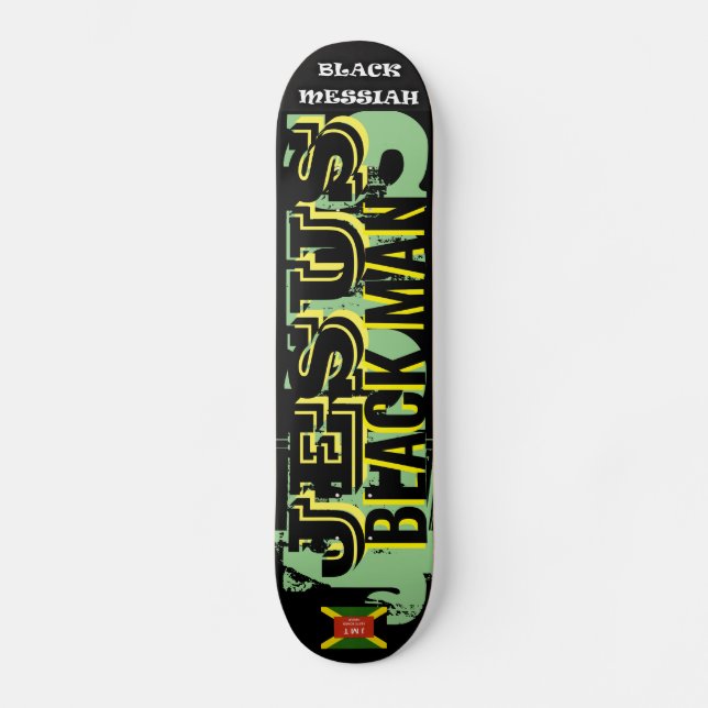 JESUS BLACK MAN Skateboard (Vorderseite)
