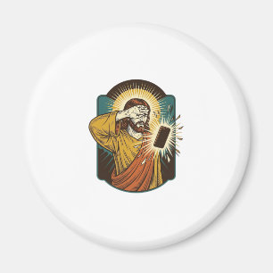 Jesus blendet die maximale Helligkeit des Telefons Magnet