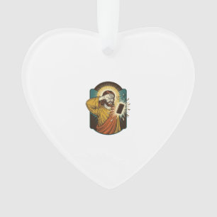 Jesus blendet die maximale Helligkeit des Telefons Ornament