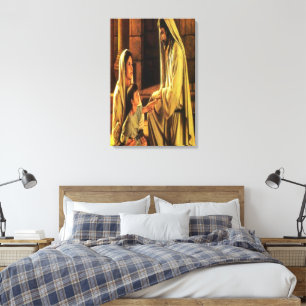 Jesus Blessing Wrapped Canvas Leinwanddruck
