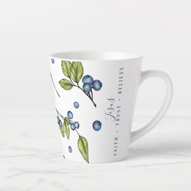 Jesus & Blueberries Milchtasse (Rechts)